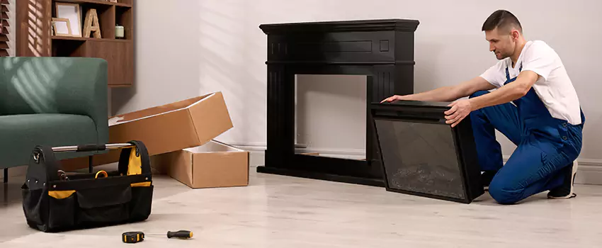 Old Rusted Metal Fireplace Repair And Replacement in Middletown, DE